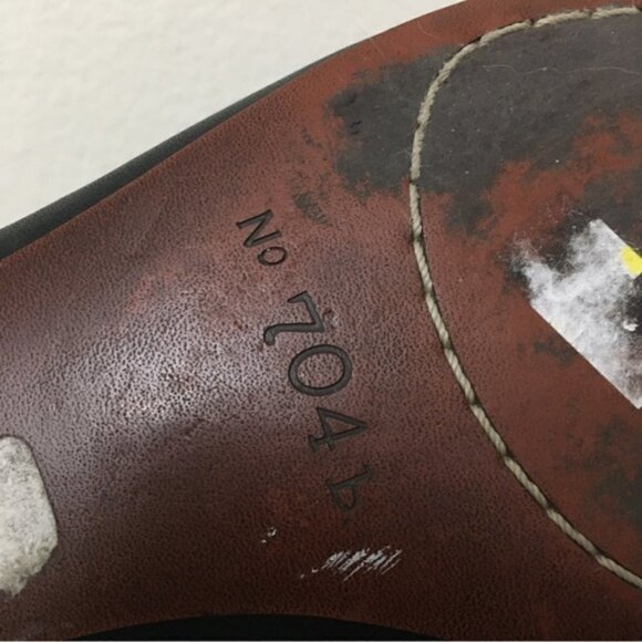 No. 704b Dana Ankle Boots Flat Black Cut-Out/Stud Trim Leather - Picture 11 of 11